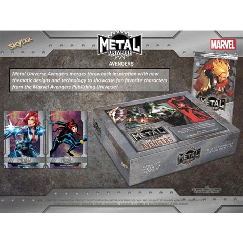 marvel metal universe box|skybox metal universe avengers.